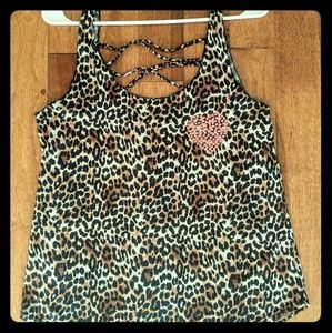 Leopard print tank